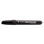Marcatore permanente Redimark punta a scalpello 6,5 mm nero - 5043