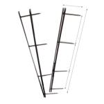 Pettini Velobind - 4 denti - 45 mm - nero - conf. 25 pezzi - GBC - A9741635 - 80509416359 - DMwebShop