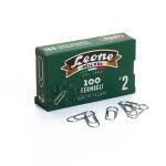 Fermagli zincati - n. 2 - 2,6 cm - Leone - conf. 100 pezzi - conf. 10 pezzi - Leone Dell'era - FZ2 - 44685/A - DMwebShop