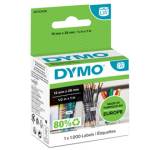 Rotolo 1000 etichette LW 13530 - 13 x 25 mm - multiuso rimovibili - bianco - Dymo - S0722530 - 5411313113533 - DMwebShop