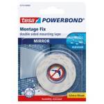 Nastro biadesivo per specchi Powerbond - 19 mm x 1,5 mt - bianco -blister 1 pezzo - Tesa - 55732-00002-03 - 4042448843241 - DMwebShop