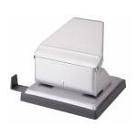 Perforatore 788 con guida in ABS max 15 fogli 2 fori passo 8 cm alluminio - 7451