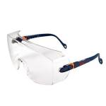 Sovraocchiali di protezione serie 2800 policarbonato montatura blu scuro lenti trasparente - 17529