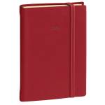 Agenda giornaliera Daily Pocket Prestige Silk 2026,8,5 x 13 cm bordeaux - 2450
