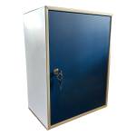 Cassetta portacellulare 30 posti 30 x 23 x 40 cm grigio blu - 3392