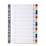 Separatore alfabetico A Z PPL A4 colori assortiti - 1303 - 1