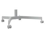 Scrivania Compatta pneumatica Sit Stand mobile 80 x 60 x 75 cm bianco - 1041 - 2