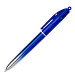 Penna sfera a scatto 4 Colori Smooth 1 mm fusto blu - 1051 - 1