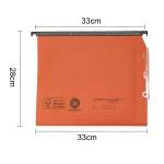 Cartella sospesa Cartesio Plus - armadio - interasse 33 cm - fondo U - 33 x 28 cm - arancio - conf. 25 pezzi - Bertesi - 314M LINK3-A2 - 8058983261262 - DMwebShop - 1