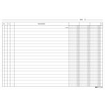 Schede in cartoncino 3 colonne - 17 x 24 cm - orizzontale - conf. 100 pezzi - Edipro - E3369BL - 8023328356903 - DMwebShop - 1