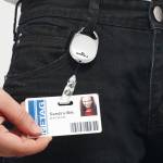 Chiocciola YO-YO Style per portabadge con filo retrattile Bianco - 80 cm - conf. 10 pezzi - Durable - 8324-02 - 4005546984575 - DMwebShop - 1