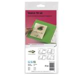 Busta autoadesiva TR 10 triangolare PVC 10 x 10 cm trasparente - 4268 - 1