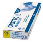 Pastello Supermina - mina 3,8 mm - giallo 03 - conf. 12 pezzi - Giotto - 23900300 - 8000825239038 - DMwebShop - 1
