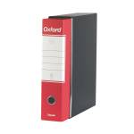 Registratore Oxford G83 - dorso 8 cm - commerciale - 23 x 30 cm - rosso - conf. 6 pezzi - Esselte - 390783160 - 8004157743164 - DMwebShop - 1