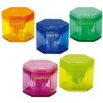 Temperamatite con contenitore - 3 fori - con serbatoio - colori assortiti - Giotto - 233000 - 8000825233005 - DMwebShop - 1