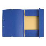 Cartellina con elastico cartoncino Lustre 3 lembi 24 x 32 cm - 3524 - 3