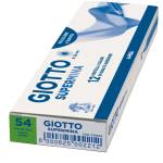 Pastello Supermina - mina 3,8 mm - verde fluo 54 - conf. 12 pezzi - Giotto - 239054 - 8000825045486 - DMwebShop - 1