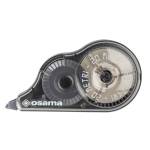 Correttore a nastro 20 Metri - 5 mm x 20 mt - involucro nero - Osama - OW 10121 - 8007404019074 - DMwebShop - 1