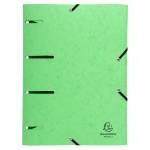 Cartellina 3 lembi forata - con elastico Punchy - cartoncino lustre - A4 - colori assortiti - conf. 25 pezzi - Exacompta - 447100E - 3130634471000 - DMwebShop - 3