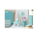 Dispenser orso bianco + ricarica Post it Super Sticky Z Notes - azzurro - BEAR-330 - 76 x 76 mm - 90 fogli - Post-it 7100137125 - 7100285519 - 8887862041899 - DMwebShop - 1