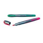 Evidenziatore a penna - punta scalpello - tratto 1 - 4 mm - verde - conf. 12 pezzi - Starline - STL1639. - 8025133019929 - DMwebShop - 1