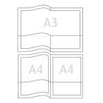 Cartelline con tasche Capri 69-T2 - PVC - 21 x 29,7 cm - cristallo - conf. 5 pezzi - Sei Rota - 26069002 - 8004972000565 - DMwebShop - 1