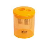 Temperamatite - 2 fori - con contenitore - conf. 12 pezzi - Lebez - 413 - 4007593413107 - DMwebShop - 2