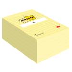 Blocco foglietti - giallo Canary - a righe - 102 x 152 mm - 100 fogli - conf. 6 pezzi - Post-it - 7100172753 - 32164A - DMwebShop - 1