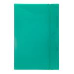 Cartella progetto con elastico - 24 x 35 cm - dorso 3 cm - verde - conf. 10 pezzi - Fellowes - U140-VE - 8015687007213 - DMwebShop - 1