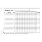 Blocco presenze - 15 x 23 cm - 50-50 fogli autoricalcanti - Edipro - E5143C - 8023328514310 - DMwebShop - 1