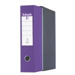 Registratore Eurofile G55 - dorso 8 cm - protocollo - 23 x 33 cm - viola - Esselte - 390755950 - 8004157755952 - DMwebShop - 1