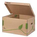 Scatola container EcoBox - 34 x 43,9 x 25,9 cm - apertura superiore - avana - conf. 10 pezzi - Esselte - 623918 - 4049793038568 - DMwebShop - 1
