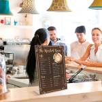 Portadepliant con base a L - 1/3 A4 - 10 x 21 cm - conf. 6 pezzi - Lebez - 80983 - 8007509096888 - DMwebShop - 2