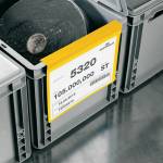 Buste identificazione con aletta - A4 - orizzontali (317 x 321 mm) - giallo - conf. 50 pezzi - Durable - 1723-04 - 4005546997056 - DMwebShop - 1