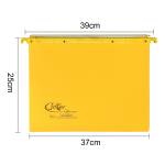 Cartella sospesa Joker cassetto interasse 39 cm fondo V 37 x 25 cm giallo - 8652 - 1