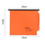Cartella sospesa Joker armadio interasse 33 cm fondo V 33 x 28 cm arancio - 8653 - 1