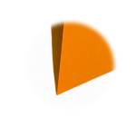 Cartella sospesa Joker armadio interasse 33 cm fondo V 33 x 28 cm arancio - 8653 - 2