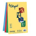 Carta Le Cirque - A4 - 80 gr - mix 4 colori intensi - conf. 200 fogli - Favini - A71X404 - 8007057627107 - DMwebShop - 1
