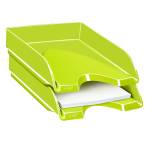 Vaschetta portacorrispondenza Pro Gloss 34,8 x 25,7 x 6,6 cm verde anice - 9182 - 1