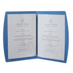 Portamenu' Rio - A4 - 24 x 34 cm - blu - 1 inserto doppio incluso - Securit - MC-RCA4-BU - 8718226497529 - DMwebShop - 1