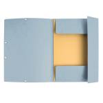 Cartellina con elastico - cartoncino lustre' - 3 lembi - 400 gr - 24 x 32 cm - grigio chiaro - conf. 25 pezzi - Exacompta - 55531E - 3130630555315 - DMwebShop - 1