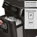 Distruggidocumenti AutoMax 200C - a frammenti - 32 lt - Fellowes - 4653602-99 - 10043859676122 - DMwebShop - 3