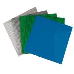 Base costruzioni Micro in ABS - 25 x 25 cm - colori assortiti - conf. 5 pezzi - Cwr - 12337 - 8004957123371 - DMwebShop - 1