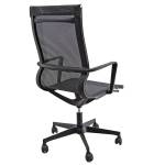 Poltrona direzionale Tekno TKNA schienale alto e braccioli inclusi nero - 7961 - 1