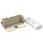Organizer portatile da scrivania Ergobox S - 42,5 x 23 x 15 cm - legno-PET-ABS - legno-bianco-grigio - Alba - DKBOX - 3129710017713 - DMwebShop - 3