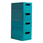 Scatola pieghevole The Smart Case midi Skandi 27,6 x 18,8 x 12 cm blu pacifico - 9972 - 3