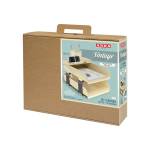 Set scrivania Vintage Milk 5 accessori avorio - 10598 - 1