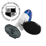 Timbro Pocket Stamp R40 diametro 40 mm 5 righe autoinchiostrante blu Colop POCKET R40 BLU - 10482 - 1