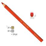 Pastelli Mega diametro mina 5,5 mm oro argento barattolo 24 pezzi - 10975 - 1