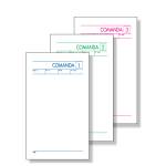Blocco comande - 25 fogli - 3 copie autoricalcanti - 10 x 17 cm - conf. 10 pezzi - BM - 0100198 - 8008234001987 - DMwebShop - 1